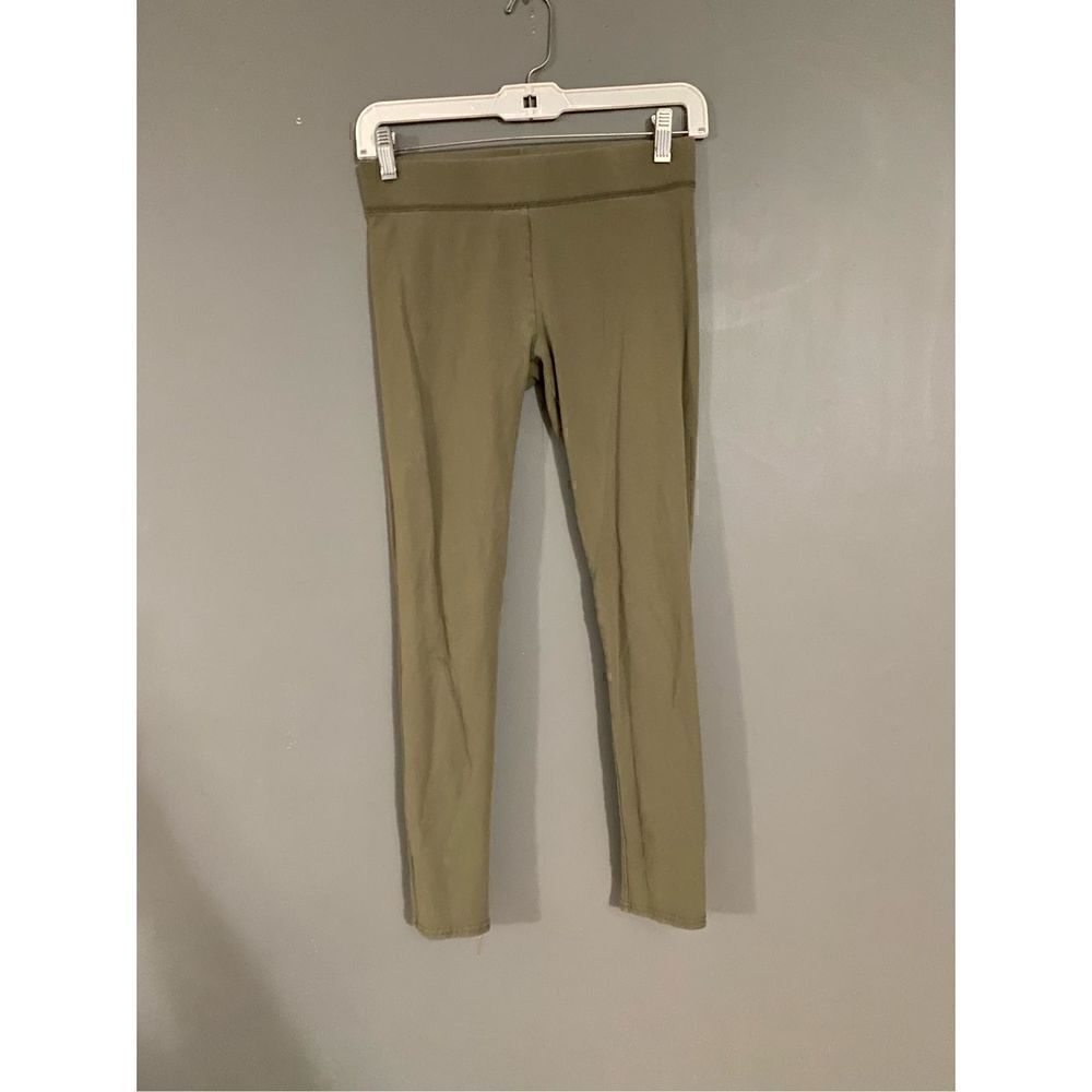 Aerie Pull On Green Leggings Size Small